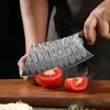 Messer geschmiedetes Fleisch Cleaver Küche Hackelmesser hoher Kohlenstoffstahl Boning Messer Metzger Grillmesser für Fleischknochen BBQ
