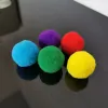 Toys 30pcs 3cm Boules de jouets de chat coloré chaton pom pom