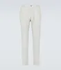 Designer Mens Pants Linen Kiton straight Trousers for Man Casual Long Pant