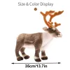 Миниатюрные моделирование оленя плюшевые игрушки рождественские олень