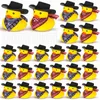 Toys de bain 24/12/48 COWBOY COWBOY Rubber Duck Mini Duckies Duckies Bath Bath Toys Toys Toys Douche d'anniversaire Natation Faveur D240507