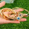 Bracelet New Design Zircon et Devils Bracelet Eye Womens Gold Copper Charme Fashion Fashion Party Bijoux Cadeaux Q240506