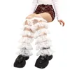 Chaussettes de femmes Souces de la jambe de la jambe Sweet Ruffle Lace Gift Summer Gift