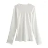 Camicette femminile camicia in raso 2024 Fashion estate con texture rifinita per donne eleganza chic ladies top