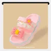 Slipper Summer Cute Girls Slippers with Butterfly Knot Anti-slip Princess Style for Middle and Big Children Kids Shoes for Girl