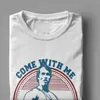 T-shirts masculinos vêm comigo se você quiser levantar camisetas de camisetas de homens Arnold Schwarzenegger Musculation t strtwear t240506