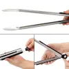 ACCESSOIRES OUTILS DE CUISINE Outils de cuisson Clip alimentaire Clip BBQ Tongs en acier inoxydable