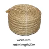 Scratchers Sisal Twine Rope Cat Accessories Cat Scratching Post For Cats Tree Cat Hammock Home Decorating Gardening Applications 6mmx20m