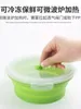Silicone Silicone Folding Lunch Box Circulaire Bento Preservation Instant Noodle Bowl Picnic Outdoor Portable