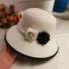 Французский винтаж и элегантные длинные шелковые шляпы Hepburn Pearl Flower Fishermans Hat Seaside Resort Beach Hat Sunbathing Hat Hat Hat240429