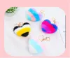 Love Pompom Keychain Gifts for Women Soft Heart Shape Pompom Imitated Rabbit Fur Key Chain Ball Car Bag Accessories Key Ring LL