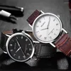 Relógios masculinos de Wrist Watches Moda Casual Homens Simples Business Leather Leaturz Wristwatch Clock Gift Luxury Relogio Masculino