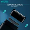 SHAVERS ELECTRICS VGR Electric Shaver Professional Beard Trimmer Razor Portable Mini Shaver Raser la récipient 2 lame USB Charge pour les hommes V-390 Y240503