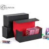 Caixas de armazenamento BINS Adequado para TCG Durável Cartão de beisebol Deck Box Storage Hobby Adequado 100+Cards de exibição Caixas de exibição Q240506