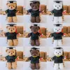 График куклы Little Bear Doct Doct Bear Plush Toys Bachelor's Clothing Dolls College Студенты подарки подарки логотип оптом