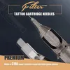 50pcs Tamaños surtidos de tatuaje de filtro EZ Tattoo Tattoo Kit de aguja de tatuaje para el revestimiento de la aguja para el tatuaje para suministros de la máquina de lápiz giratoria 240506