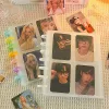 Album iffvgx 3inches bindemedel fotokardhållare kpop idol fotoalbum med 20st 4/9grids inre sidor fotoklar samla bokhandlar