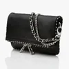 Shoulder Bags For Women Crossbody Bag Designer Wing Decoration 2Chains Straps Big Style Flap Zipper Mini Black 240429