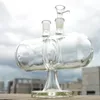 Infinity Waterfall Glass Water Bongs Invertible Gravity Bong 14,5 mm Kvinnlig fog med skål XL-2061