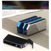 USB Rechargeable Outdoor Touch Induction Windproof Double Arc Electronic Lighter