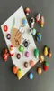 Schattige cartoon snoep koelkast magneten mini fruit koelkast decor magnetische stickers kerst decoratieve magneet set 2201065510351