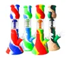 125 Silicone Beaker Bong Dab Rig Water Pipe with 6 arm tree perc cage water pipe bong dab rig4477736