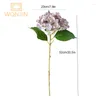 Flores decorativas de tecido de seda simulada Hydrangea Hydrangea Home Wedding El Table Dining Decoration Flor Artificial Floral