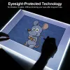 Stitch A3 Tekening tabletbord USB aangedreven dimbare LED -lichtkussen voor tekening, tracering, diamanten schilderaccessoires Pen Standlade