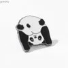 Pinos broches fofos panda chinesa olhando para baixo broooch de pin chapéu de chapéu de lenço da série de lenços infantis wx wx