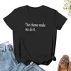 Women's Polos The Chemo Made Me Do It T-shirt Graphics Anime Clothes T Shirts For Women Loose Fit