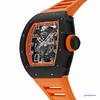 RM Mechanische Handgelenk Wache RM030 Americas Limited Edition 30 Orange Black Carbon RM030 Herren Uhr