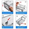 Traps Live Humane Cage Trap for Squirrel Mouse Rat Mice Rodent Animal Catcher for Indoor and Outdoor Small Animal