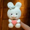 Sevimli oyuncak ayı peluş oyuncak, küçük tavşan bebek, küçük bez bebek, çocukların doğum günü hediyesi, süper yumuşak kız