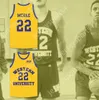 CUSTOM NAY Mens Youth/Kids ANFERNEE HARDAWAY BUTCH MCRAE 22 WESTERN UNIVERSITY YELLOW BASKETBALL JERSEY WITH BLUE CHIPS PATCH TOP Stitched S-6XL