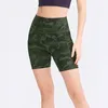 Shorts Shorts Summer Women Fitness Fashion Leopard Stampa ad alta vita pantaloni attillati stretti elastico anca secco sport yoga sport avvolto