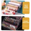 Boîtes de rangement Colonches à 6 couches en acrylique vernis à ongles Afficher les bijoux Cosmetics Louis à lèvres Lunettes de soleil Transparent Boîte de rangement Q240506