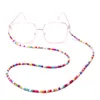 Brillenketten Ketten Mondmädchen Nicht-Rutsch 4mm Perlen Brillenkette Sonnenbrille Halter Halskette Lesebrille Lanyard Spektakel Kordeln Brillenhalter