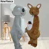 Mascotte kostuums mooie kostuum kangaroo mascot Halloween fancy pak outfit koala verjaardagsfeestje maat voor volwassenen