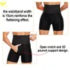 Lazawg Body Shaper Shorts für Männer schlampen Bauchkontrolle Slant mit mittlerer Trainer hoher Taille Unterwäsche Oberschenkel Höschen Körper Shaper Fitnessstudio 240506