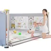 Cartoon-Spielstall für Kinder hebensfähiger Baby-Leitplanken-Bett Zaun Anti-Kollision Spielplatzpark Doppelte Verwendung ohne Mat 240428