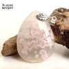 Pendant Necklaces High Quality Natural Cherry Blossoms Agate Stone Beads Pendants Wholesale Necklace For Women's Men's Jewelry BK048