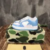 Bapess Sta Sneaker Buty Casual Designer Men Men SK8 SKATE Sneaker Sneaker Stars Drusboard Modna Sneaker Top Quality Rozmiar 35-45