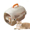 Transporteurs de chats Pet Transport Box porte-chiens porteurs de porteur de chien portable transport de voyage lavable