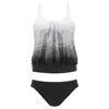 여자 수영복 여름 여성 2pcs 플러스 크기 끈 끈적 끈