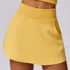 Active Shorts Mini Safe Sports Rok Training Tennis Skirts Cloud Hide for Women Dancing Fitness High Taille Quick Dry Running Skorts