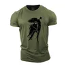 Magliette da uomo maglietta da uomo vintage spartan 3d t-shirts estate slve tops caglietta casual maglietta sovradimensionata uomo vestiti t240505