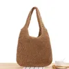 Fashion Straw Women Sacs Sacs Papier Femelles tissées Sacs à main de grande capacité Summer plage Casual fourre-four de fourgons 240423