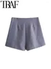 Women's Shorts GAL 2024 Summer Colorful Double Split Women A Line Skirts Zipper High Waist Casual Female Short Pants Y2K