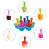 Strumenti 1/3pc7 Holes gelato fai -da -da -te pops silicone stampo gelato a sfere macchino pazzo stampi per la frutta per bambini accessori per la casa accessori cucina utensile