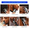 Electric Shavers Kemei Waterproof 11 in 1 Mens Grooming Kit Electric Beard Trimmer Cordless Razor Hair Clippers Rechargeable Nose Trimmer T240507